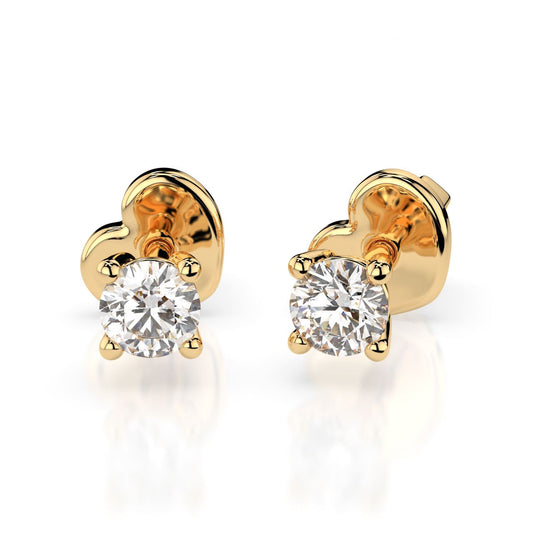 Solitaire Sparkle Earrings