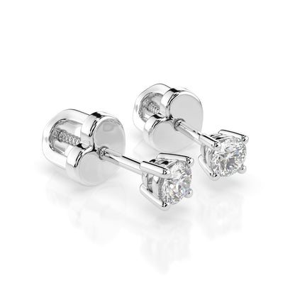 Solitaire Sparkle Earrings