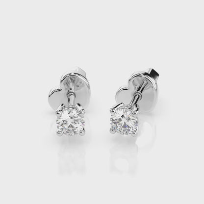 Solitaire Sparkle Earrings